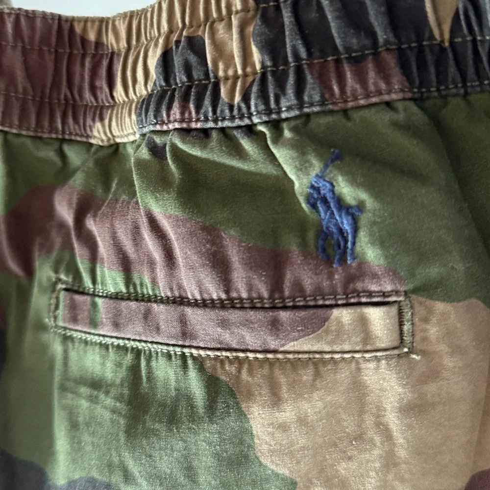 Polo by Ralph Lauren Men's Green Camouflage Cargo Pants